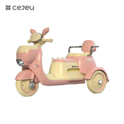 CJ-688 Elektrische motorfietsen, één knop start, vroege onderwijsfunctie,USB, voor jongens en meisjes van 3-5 jaar
