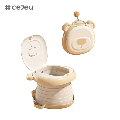 6921 Opvouwbaar toilet,Beervormig,opvouwbaar met één sleutel/draagbaar toilet/snel op te slaan/gemakkelijk schoon te maken/met draagtas
