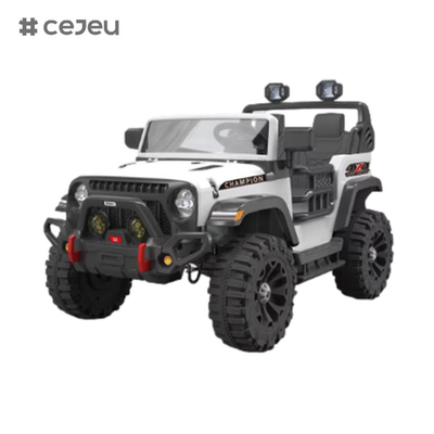CJ-JC309, met 2.4G RC Twee zitplaatsen/USB/Light Vier wielen ophanging MP3 stopcontact/Music Power display/3 snelheden Bluetooth/Horn