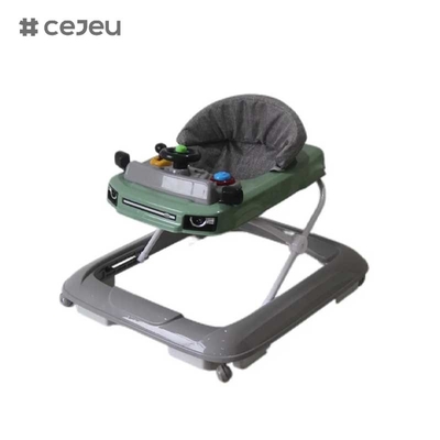 CJ-XTD-401,2025 Nieuw model Baby Walker 3-in-1 Plastic Push Walker met verstelbare niveaus voor kinderen leren en lopen Europese standaard