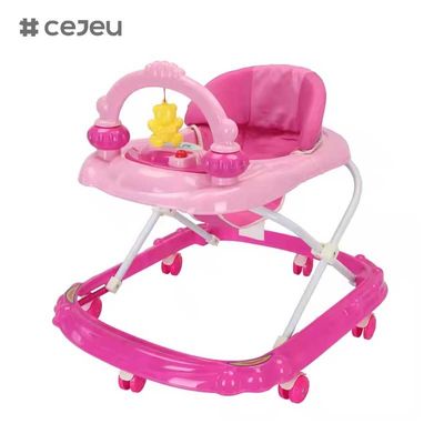 CJ-BLK-613 Warmverkopend speelgoed Baby Walker met 3 verstelbare hoogte niveaus en hoge rugleuning voor comfort en ondersteuning