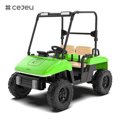 CJ-YB-818 Newest 3-Seater Baby Metal Plastic 12V 24V 4-Wheel Electric Ride-On Golf Cart Kids Elevated Sunshade Club Car EVA Wheels Battery