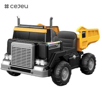 CJ-JJ-8500B 12V elektrisch speelgoed voor kinderen Graafmachine Plastic Dump Truck met grote stoel Battery Power Drive