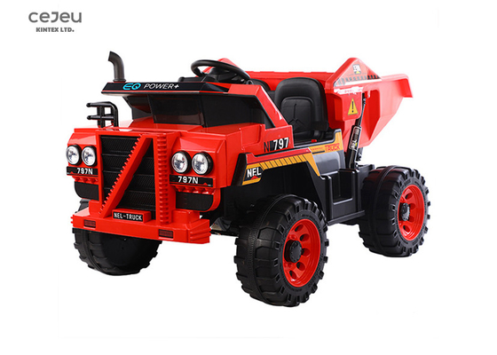 App de Vrachtwagen van de Controle12v Stortplaats Toy Ride On ASTM F963 2 de Rode Techniek van Seater