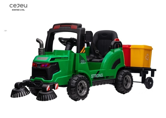 Technische auto speelgoedauto voor kinderen. schoonmaakwagen prullenbak/schoonmaakplaat gedraaide knop