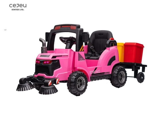 Technische auto speelgoedauto voor kinderen. schoonmaakwagen prullenbak/schoonmaakplaat gedraaide knop