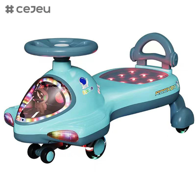 Jongen/Meisje Wiggle Ride On Toy: Veilig, leuk en gemakkelijk te gebruiken, knipperend PU wiel, licht, 2-5 jaar oud
