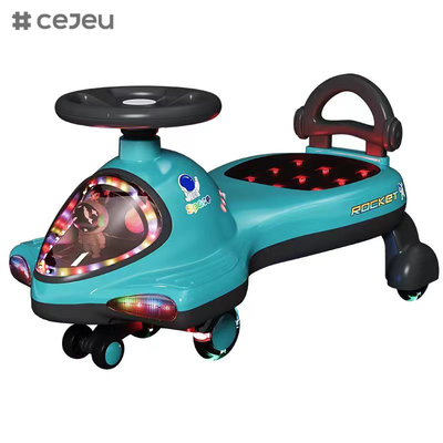 Jongen/Meisje Wiggle Ride On Toy: Veilig, leuk en gemakkelijk te gebruiken, knipperend PU wiel, licht, 2-5 jaar oud