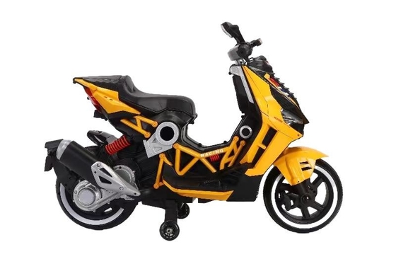 Kinderen Vespa scooter, 12V oplaadbare rit op motorfiets w/trainingswielen