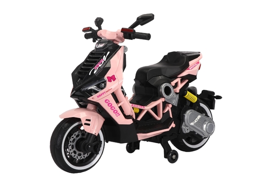 Kinderen Vespa scooter, 12V oplaadbare rit op motorfiets w/trainingswielen