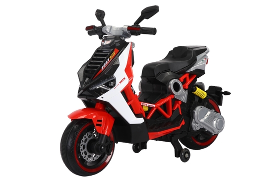 Kinderen Vespa scooter, 12V oplaadbare rit op motorfiets w/trainingswielen