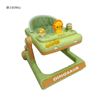 3-hoogte verstelbare babywalker met Bluetooth muziekspeler