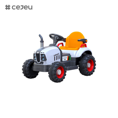 GJ-6V4.5AH Plastic Ride On Tractor/Muziek/Vroeg onderwijs/Licht/Met elektrische graafmachine