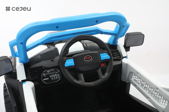 CJ-6187 12V 2 Seater Kids Rijd op UTV Car, 4.5AH Electric Vehicle Truck Car met 2x390W Motor,USB,MP3, muziek, Bluetooth