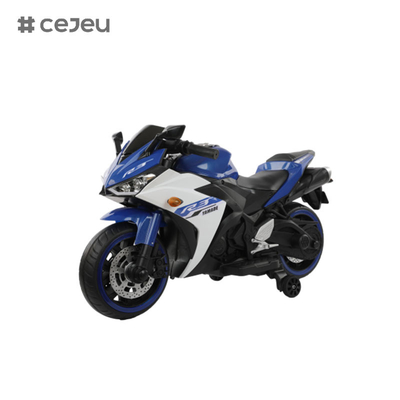 CJ-N-888 12V Rijd op de motorfiets voor kinderen, batterij aangedreven 2 wielen motorfiets speelgoed met Bluetooth, muziek, licht-