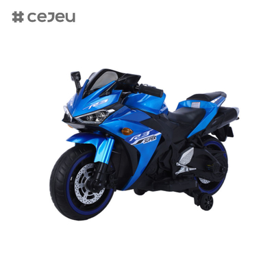 CJ-N-888 12V Rijd op de motorfiets voor kinderen, batterij aangedreven 2 wielen motorfiets speelgoed met Bluetooth, muziek, licht-
