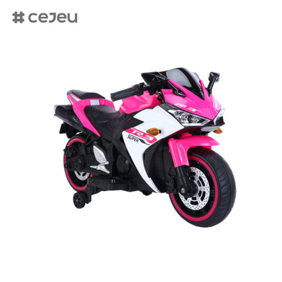 CJ-N-888 12V Rijd op de motorfiets voor kinderen, batterij aangedreven 2 wielen motorfiets speelgoed met Bluetooth, muziek, licht-