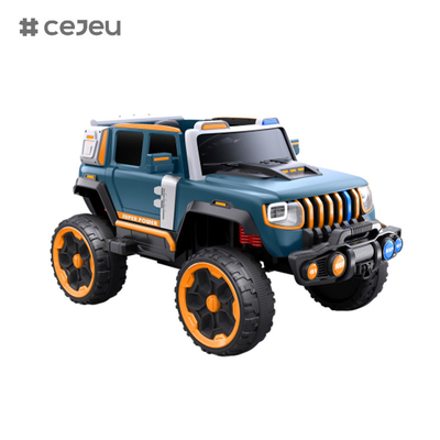 CJ-LC-6169 12V vier aandrijving Jeep met één knop start, Bluetooth, USB - veilig, duurzaam, en leuk om te rijden op kinderen