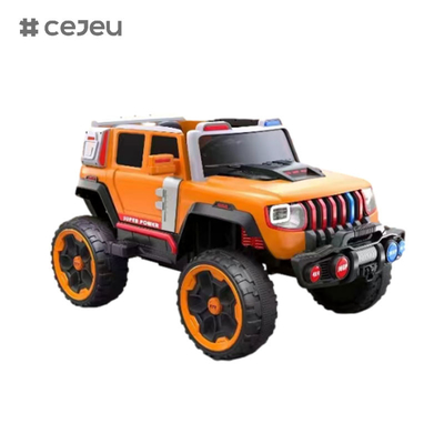 CJ-LC-6169 12V vier aandrijving Jeep met één knop start, Bluetooth, USB - veilig, duurzaam, en leuk om te rijden op kinderen