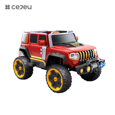 CJ-LC-6169 12V vier aandrijving Jeep met één knop start, Bluetooth, USB - veilig, duurzaam, en leuk om te rijden op kinderen