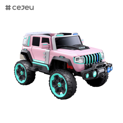 CJ-LC-6169 12V vier aandrijving Jeep met één knop start, Bluetooth, USB - veilig, duurzaam, en leuk om te rijden op kinderen