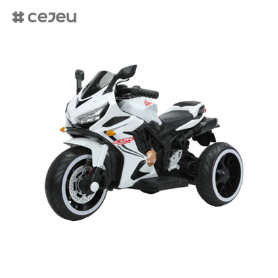 Voor jongens en meisjes van 3-8 jaar 12V motorfiets, batterij aangedreven driewielers motorfiets speelgoed, Bluetooth, muziek, led licht