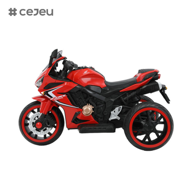 Voor jongens en meisjes van 3-8 jaar 12V motorfiets, batterij aangedreven driewielers motorfiets speelgoed, Bluetooth, muziek, led licht