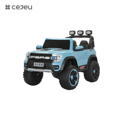Kintex elektrisch aangedreven toeren op speelgoed, op batterijen bediende toeren op jeep, afstandsbediening, led lichten, Bluetooth muziek,12v