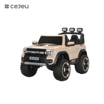 Kintex elektrisch aangedreven toeren op speelgoed, op batterijen bediende toeren op jeep, afstandsbediening, led lichten, Bluetooth muziek,12v
