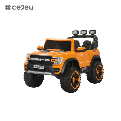 Kintex elektrisch aangedreven toeren op speelgoed, op batterijen bediende toeren op jeep, afstandsbediening, led lichten, Bluetooth muziek,12v