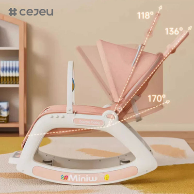 Voor jongens en meisjes, CJ-718-4, kalmerende stoel coax baby artefact, 4 in 1, Swing patroon Hoog stoel patroon Vaste patroon