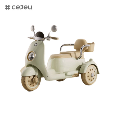 CJ-689-2 6V4 Eenknop start/vroegonderwijsfunctie/USB/licht/met opslagdoos,Elektrische auto voor kinderen voor jongen en meisje