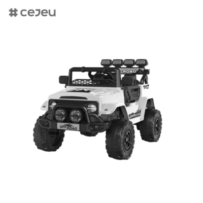 CJ2122 Dubbele deur open, 6V4AH* 1,390 #*1, met 2.4G RC, lichten, één knop start, muziek, USB, Bluetooth, vroege opvoeding