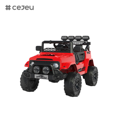 CJ2122 Dubbele deur open, 6V4AH* 1,390 #*1, met 2.4G RC, lichten, één knop start, muziek, USB, Bluetooth, vroege opvoeding