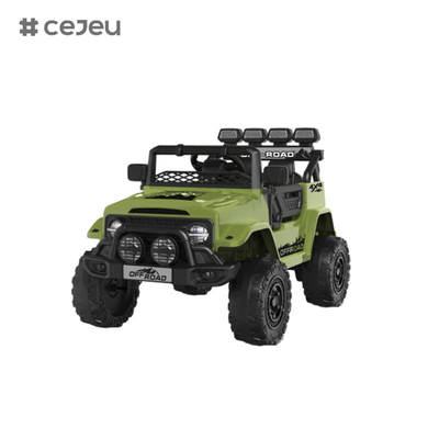 CJ2122 Dubbele deur open, 6V4AH* 1,390 #*1, met 2.4G RC, lichten, één knop start, muziek, USB, Bluetooth, vroege opvoeding