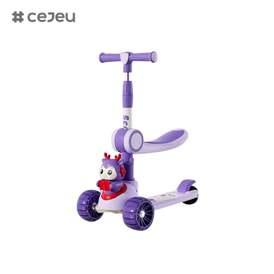 CJ-6333, met lichten/muziek/grote wielen/dubbeldek chassis, Paars/roze/groen/blauw, 4 kleurenopties, Voor jongens en meisjes
