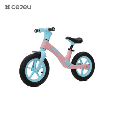 CJ-TXY-201,Early Learning Interactive Push Bike met gestaag evenwicht en voetsteun,Roze Zwart Rood Groen,Vier kleuren