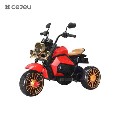 CJ-5188R elektrische motorfietsen, rood wit blauw groen.6V4.5/380, product maat 81*43*64cm, geef je kinderen een mooi cadeau.