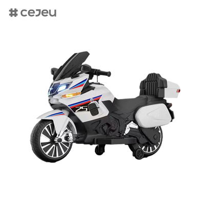 CJ-R125 Elektrische motorfietsen, 12V7/550*2, Early Childhood Education Muziekmodulatie Bluetooth Een klik rem Wiel*2