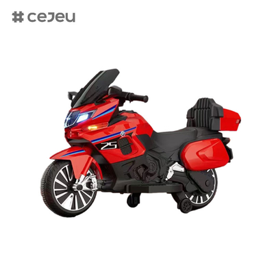 CJ-R125 Elektrische motorfietsen, 12V7/550*2, Early Childhood Education Muziekmodulatie Bluetooth Een klik rem Wiel*2
