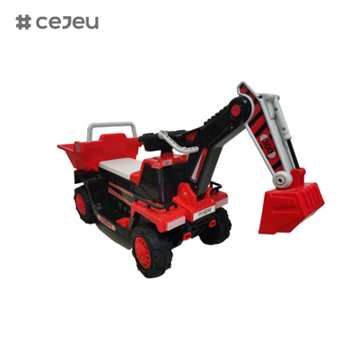 CJ-CT-300, met 6V4.5A*1 380 motor Handmatige graafarm Vroeg onderwijs functie Muziekverhaal Engels USB MP3 Bluetooth LED