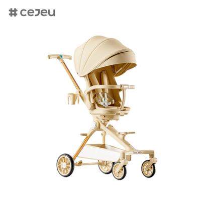 CJ-XL 15L Best verkopende vouwbare draagbare kinderwagen liggen 360 graden kan de stoel draaien kinderwagen
