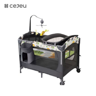 CJ-CB-YXC0001 Baby Bed Bed Bed Bed Sleeping Basket Naaien Kinderbed Verplaatsbaar Opvouwbaar Berging Krijt