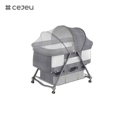 CJ-BJJ-001 Verstelbare hoogte baby wieg Verstelbare hoogte baby wieg bed Wieg met wieg300D linnen doek vier kleuren