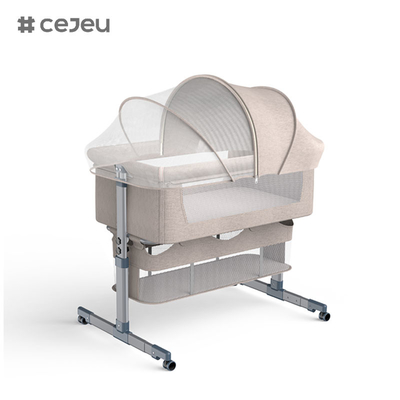 CJ-BBJ-006 Nieuw Groothandel Draagbare Opvouwbare Afneembare Lage Prijs Gegarandeerde Kwaliteit Rocker Opvouwbare Baby Cradle Slaap C