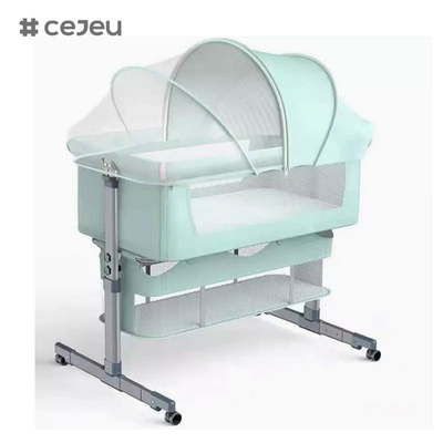 CJ-BBJ-006 Nieuw Groothandel Draagbare Opvouwbare Afneembare Lage Prijs Gegarandeerde Kwaliteit Rocker Opvouwbare Baby Cradle Slaap C