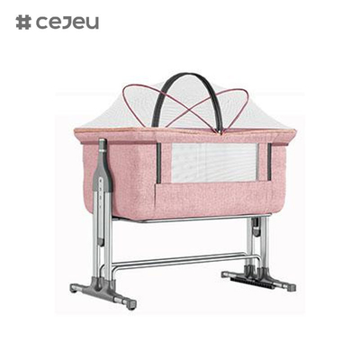 CJ-CH-122 Metalen Moderne Multifunktioneel Opvouwbaar Baby Bassinet Crib Kids Cradle Bed Cots Baby Naast Sleeper