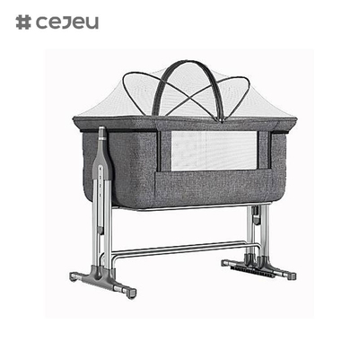CJ-CH-122 Metalen Moderne Multifunktioneel Opvouwbaar Baby Bassinet Crib Kids Cradle Bed Cots Baby Naast Sleeper