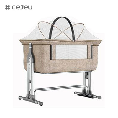 CJ-CH-122 Metalen Moderne Multifunktioneel Opvouwbaar Baby Bassinet Crib Kids Cradle Bed Cots Baby Naast Sleeper