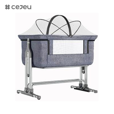 CJ-CH-122 Metalen Moderne Multifunktioneel Opvouwbaar Baby Bassinet Crib Kids Cradle Bed Cots Baby Naast Sleeper